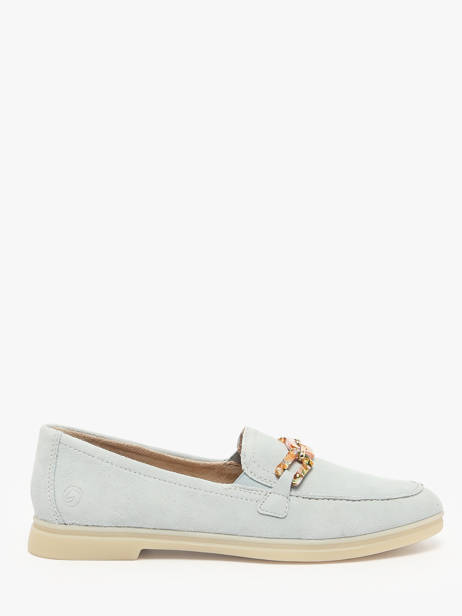 Moccasins In Leather Remonte Blue women 12