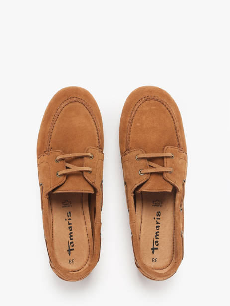 Boat Shoes In Leather Tamaris Brown women 44 other view 3