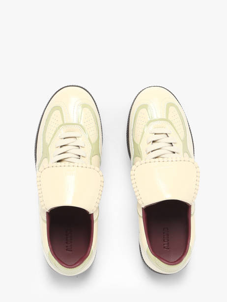Sneakers In Leather Alohas Beige women 10082902 other view 3
