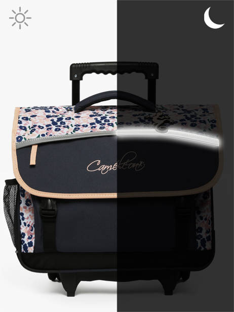 Wheeled Schoolbag For Kids 3 Compartments Cameleon Blue actual CR41 other view 8