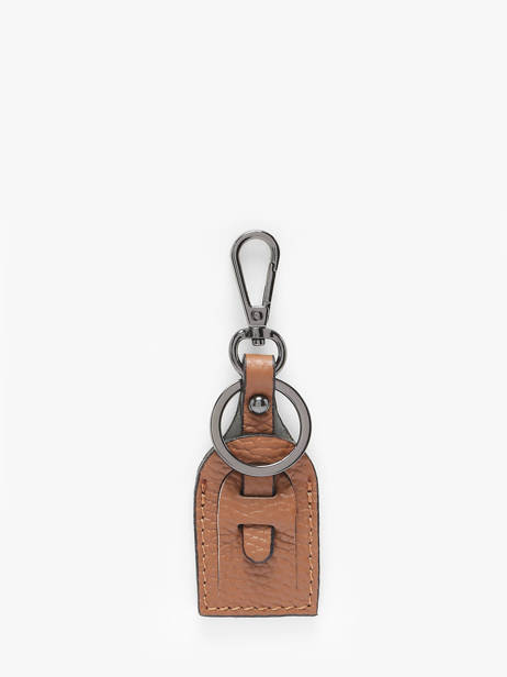 Porte-clefs Caviar Cuir Milano Marron caviar CA23119