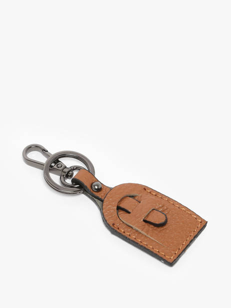 Porte-clefs Caviar Cuir Milano Marron caviar CA23119 vue secondaire 1
