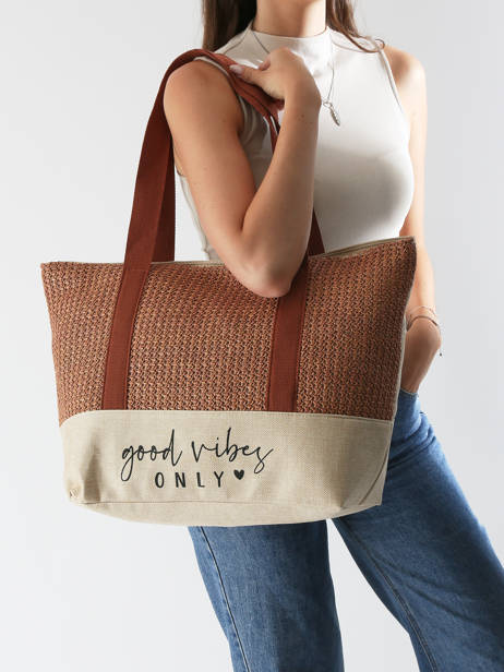 Shoulder Bag Plage Gerard pasquier Brown plage P25021 other view 1