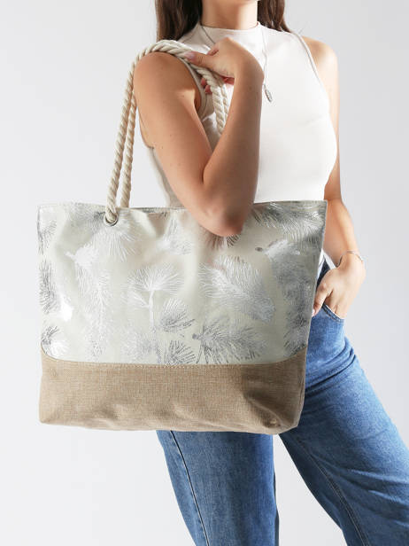 Sac Porté épaule Plage Polyester Gerard pasquier Blanc plage P24023 vue secondaire 1
