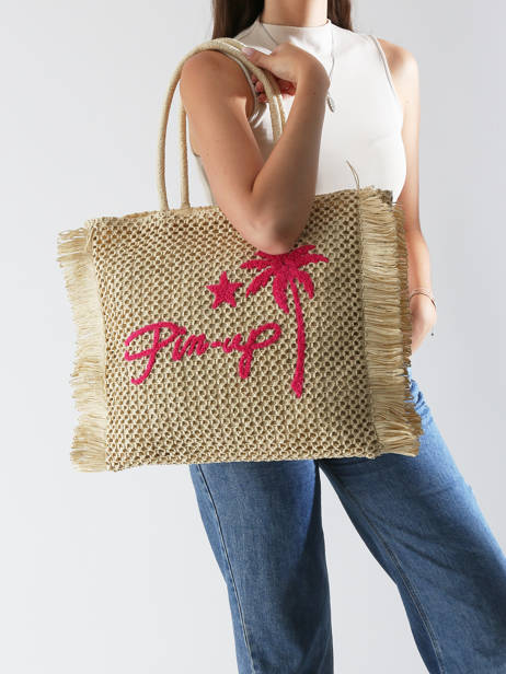 Sac Porté épaule Cabas Polyester Gerard pasquier Beige cabas P25034 vue secondaire 1