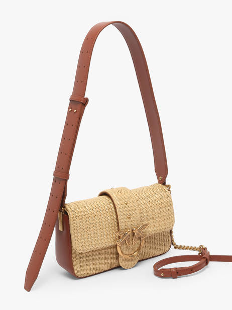 Sac Bandoulière Love Bag Icon Pinko Beige love bag icon 4340A2CF vue secondaire 1