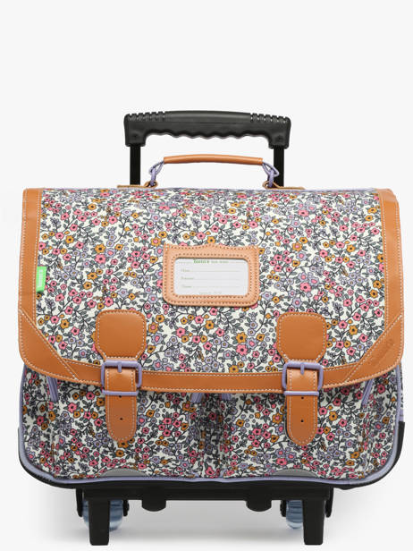 Cartable à Roulettes 2 Compartiments Tann's Multicolore les fantaisies f 43263
