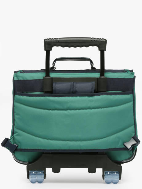 Cartable à Roulettes 2 Compartiments Tann's Vert les fantaisies g 42126 vue secondaire 5