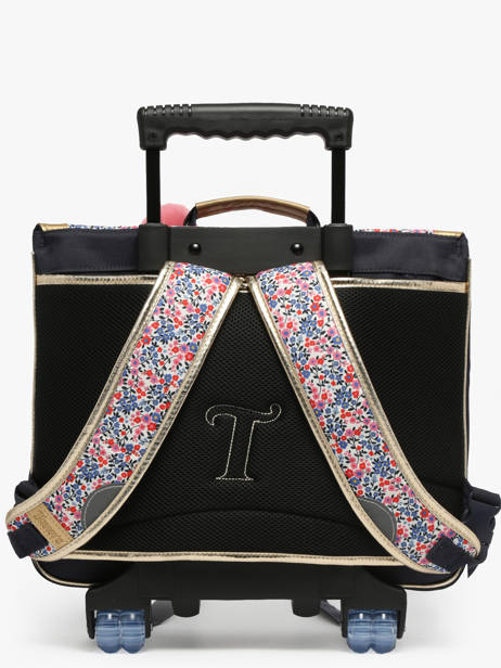 Cartable à Roulettes 2 Compartiments Tann's Bleu les fantaisies f 43265 vue secondaire 4