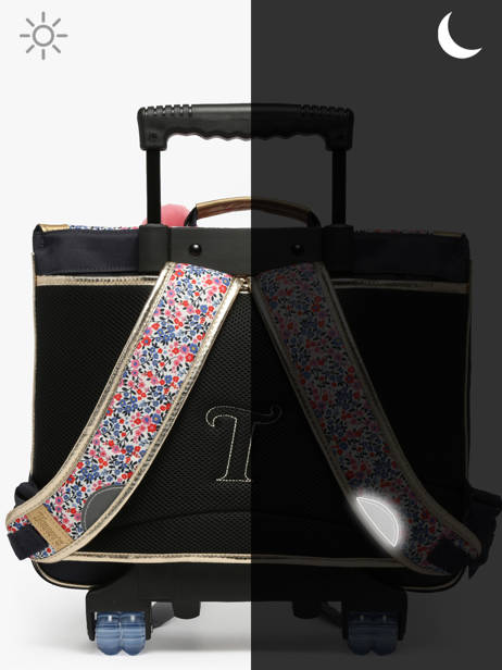 Cartable à Roulettes 2 Compartiments Tann's Bleu les fantaisies f 43265 vue secondaire 6
