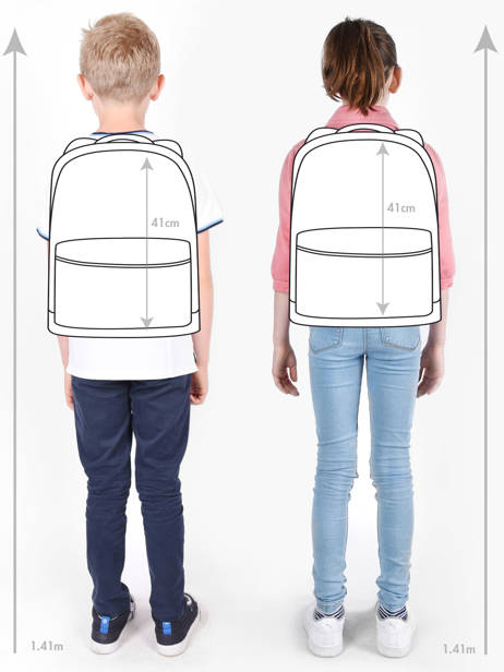 Sac à Dos 1 Compartiment Jeune premier Vert daydream boys B vue secondaire 1