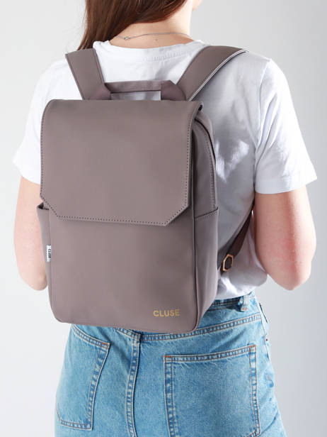 Sac à Dos Cluse Marron backpack CX045 vue secondaire 1
