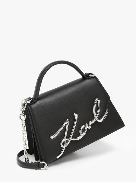 Shoulder Bag K Signature Leather Karl lagerfeld Black k signature A1W30036 other view 2