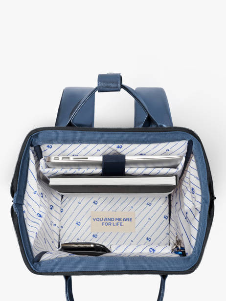 Customisable Backpack Adventurer Medium Cabaia Blue adventurer BAGS other view 3