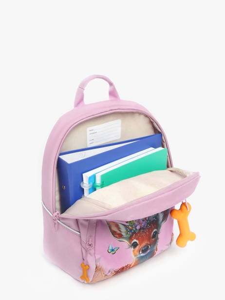 Mini Backpack Laurel Girls Stones and bones Pink girls G other view 3