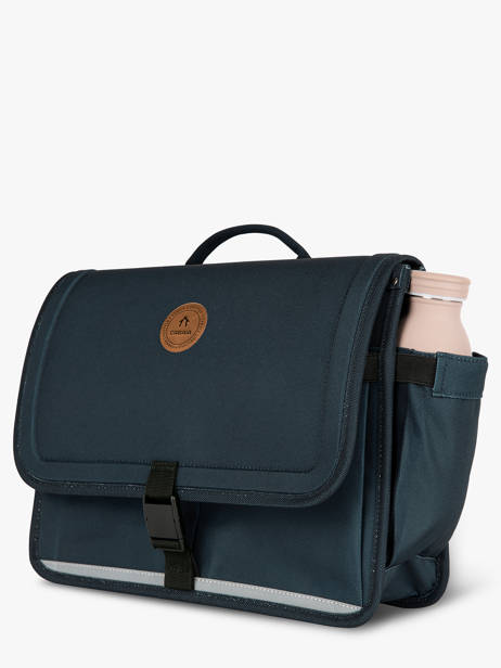Cartable 2 Compartiments Cabaia Bleu school M vue secondaire 2