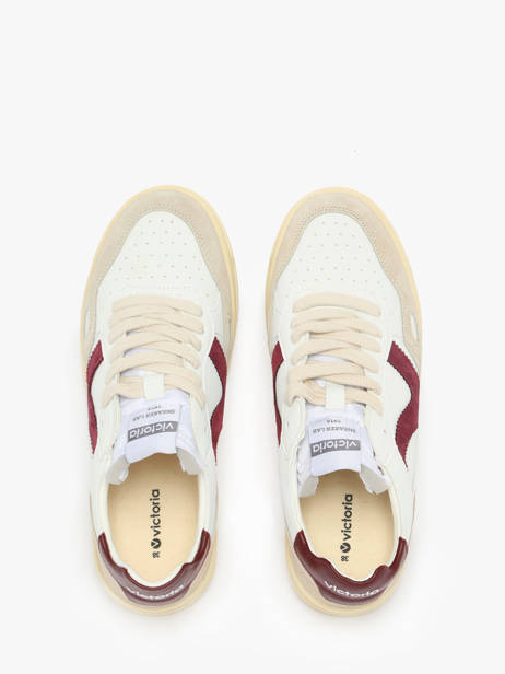 Sneakers En Cuir Victoria Blanc accessoires 1257136 vue secondaire 3