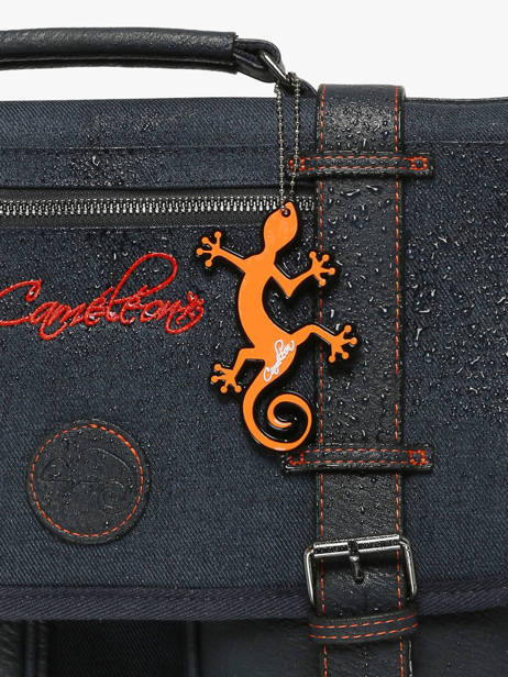 Sac à Dos 2 Compartiments Cameleon Bleu vintage urban SO40 vue secondaire 6