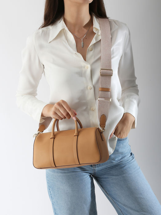Longchamp Daylong chevron Sacs porté main Rose