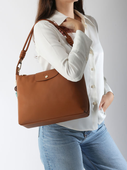 Longchamp Le pliage xtra perles Besaces Marron