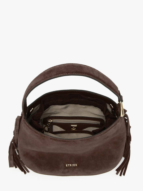 Sac Bandoulière Country Etrier Marron country ECOU161M vue secondaire 5