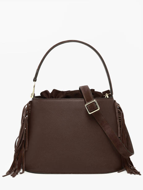 Sac Bandoulière Country Etrier Marron country ECOU161M vue secondaire 6