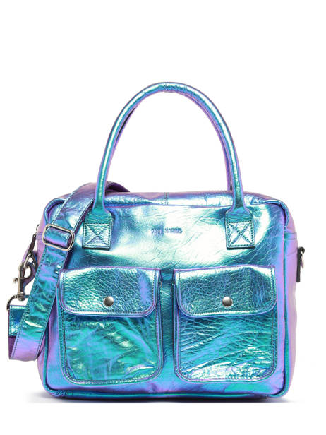 Sac Porté Main A4 Paul marius Bleu scarabee DANDYSCA