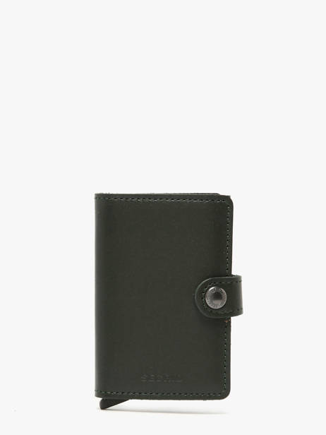 Leather Original Card Holder Secrid Green original MO