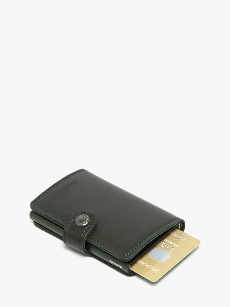 Leather Original Card Holder Secrid Green original MO other view 2