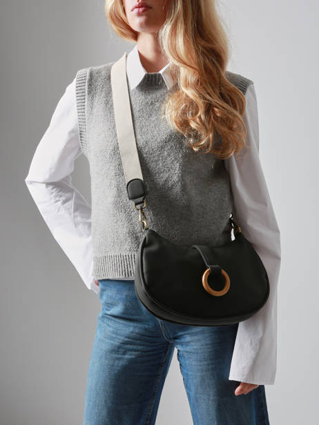 Sac Bandoulière Crocus Woomen Noir crocus WCRO29 vue secondaire 1