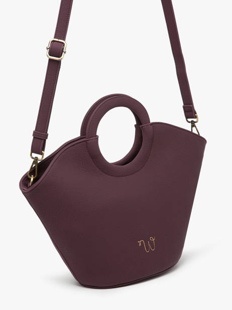 Handbag M Neflier Woomen Violet neflier WNEF01 other view 3