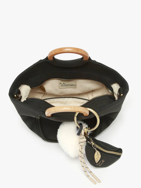 Sac Bandoulière S Crocus Woomen Noir crocus WCRO33 vue secondaire 3