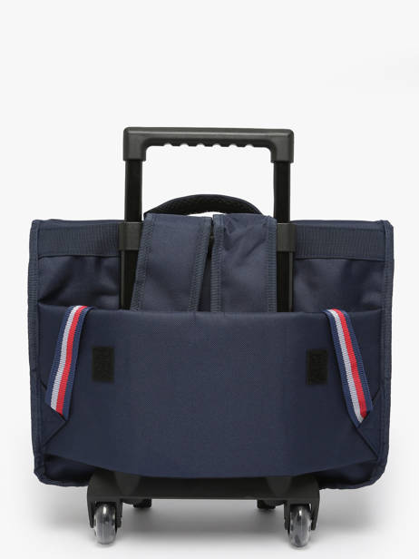 Cartable à Roulettes 2 Compartiments Federat. france football Bleu fff 25BX203A vue secondaire 5