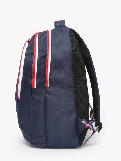 Sac à Dos 3 Compartiments Federat. france football Bleu fff 25BX204B vue secondaire 2