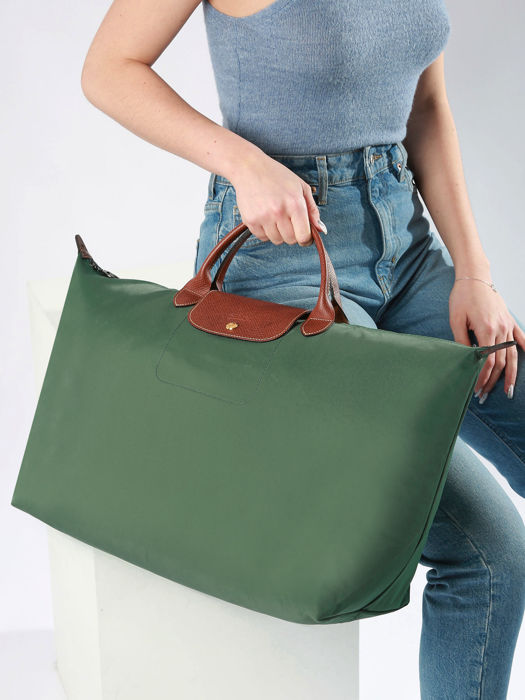 Longchamp Le pliage original Travel bag Green