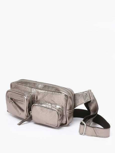 Leather 90s Belt Bag Paul marius Silver 90's BANAN90S other view 2