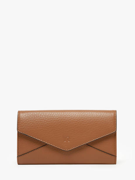 Wallet Leather Yves renard Brown enveloppe 29286