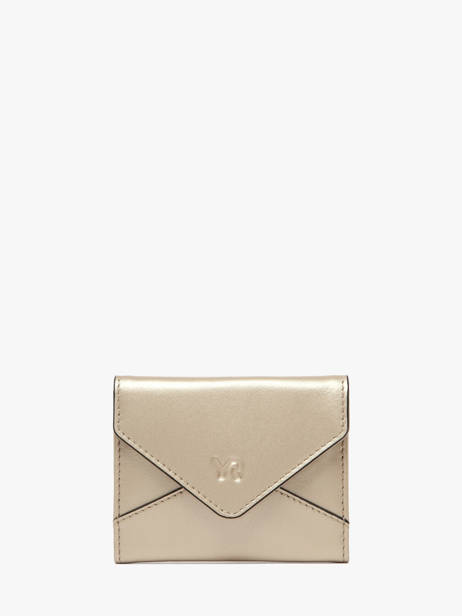 Coin Purse Leather Yves renard Gold enveloppe 29250