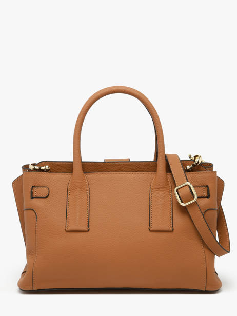 Satchel M Equestre Leather Etrier Brown equestre EEQT142M other view 4