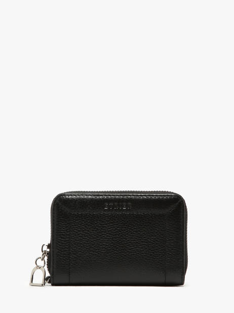 Ccrossbody Coin Purse Leather Etrier Black altesse EALT096M