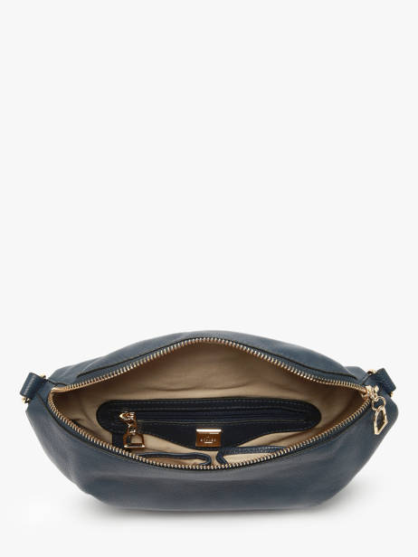 Large Leather Tradition Belt Bag Etrier Blue tradition ETRA022L other view 2