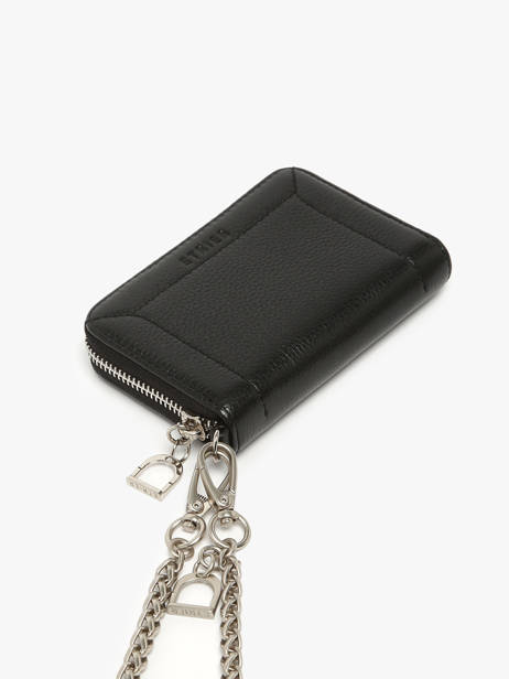Ccrossbody Coin Purse Leather Etrier Black altesse EALT096M other view 1