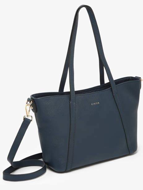 Small Leather Tradition Shoulder Bag Etrier Blue tradition ETRA060S other view 1