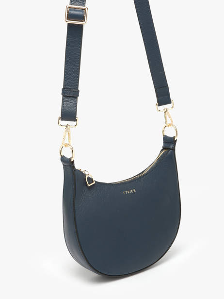 Shoulder Bag S Tradition Leather Etrier Blue tradition ETRA102S other view 1