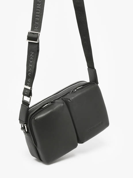 Leather José Reporter Bag Arthur & aston Black thomas 3 other view 1