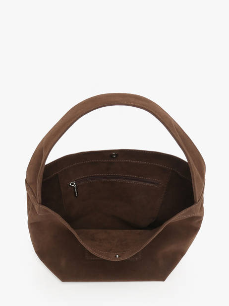 Shoulder Bag Suedine Kba Lancaster Brown suedine kba 60 other view 2