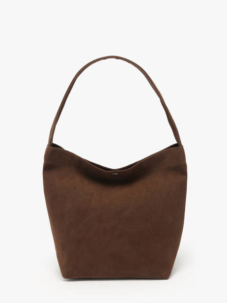 Shoulder Bag Suedine Kba Lancaster Brown suedine kba 60 other view 3