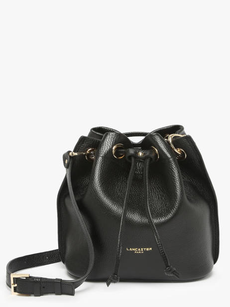 Shoulder Bag Alba Double Leather Lancaster Black alba double 81