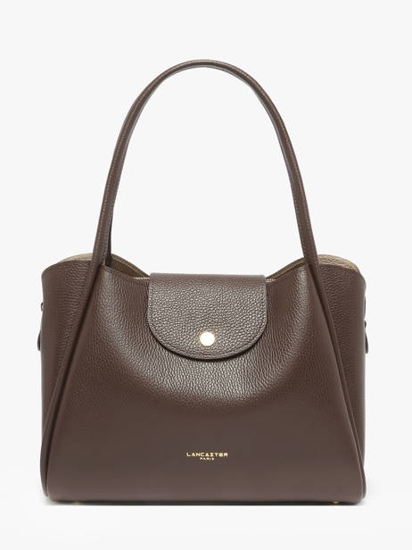 Shoulder Bag Ida Double Leather Lancaster Brown ida double 85