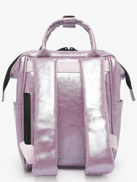 1 Compartment Backpack Cabaia Violet adventurer XS other view 3